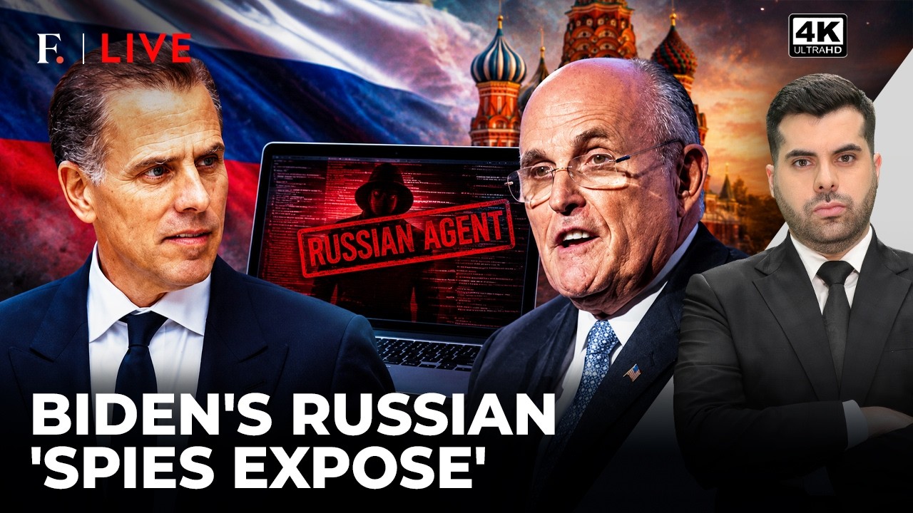Hunter Biden Dares Giuliani To Sue As Explosive Russian Agent Claims Resurface | Firstpost Live | 4K