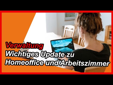 Neues vom BMF zum Arbeitszimmer und zur Homeofficepauschale