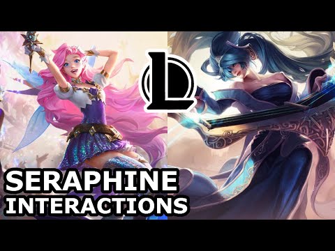 Seraphine Interactions with Other Champions | Voice Lines | League of Legends Quotes
