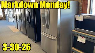 Markdown Monday video, 3-30-26.  Check out the newest Scratch & Dent Appliances at The Lucky Penny!