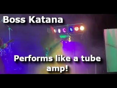 Boss Katana used in a live setting! Is it loud enough?