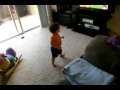 Emily Dancing To A Veggie Tales Song