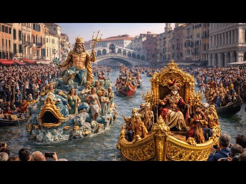 Venice Carnival 2026 Turned the Grand Canal Into a Floating Fantasy (4K)