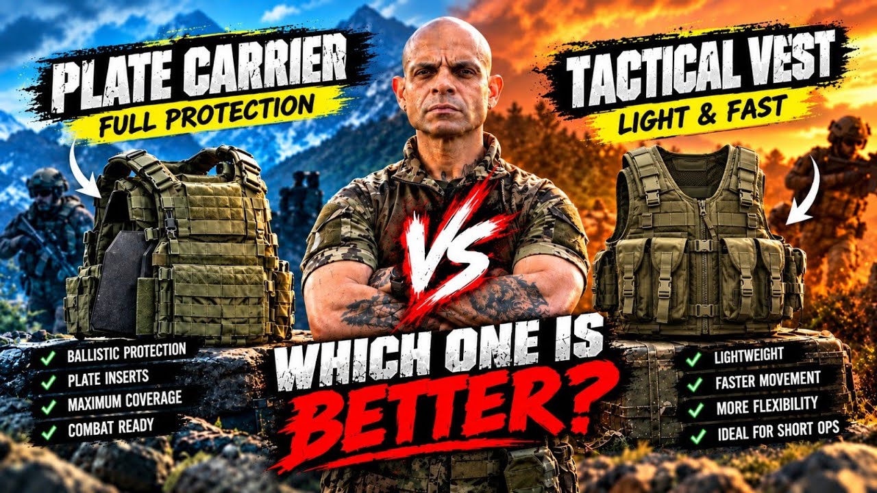 Tactical Vest vs Plate Carrier | ft. Col. Shivender Kanwar  