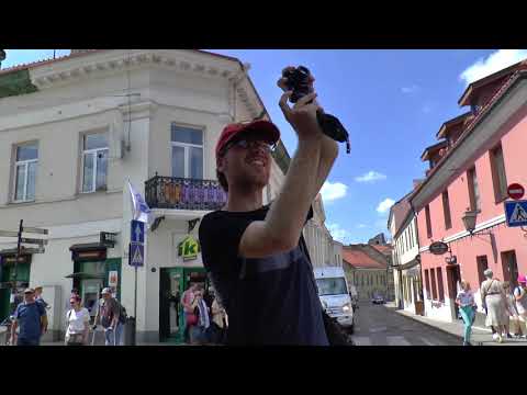 With James in Vilnius, Lithuania
