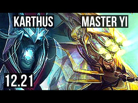 KARTHUS vs MASTER YI (JNG) | 6/1/11, 500+ games, 900K mastery, Dominating | EUW Master | 12.21