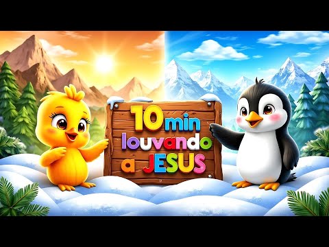 Maratona de Música Gospel Infantil | Venha Cantar, Dançar e Louvar a Jesus