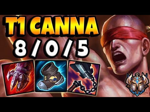 T1 Canna LEE SIN TOP vs GWEN - Korea Challenger Patch 11.9 ✅