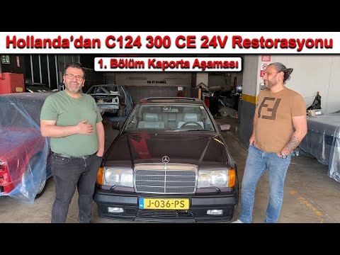 Hollanda'dan C124 300 CE 24V Restorasyonu - 1. Bölüm Kaporta Aşaması