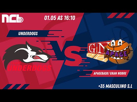 UNDERDOGS X APAGEBASK/ GRAN NOBRE - NCB +35M SUMMER LEAGUE 2022.1