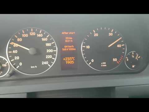 Mercedes Benz A180 CDi W169 acceleration 0-100 kmh full stock