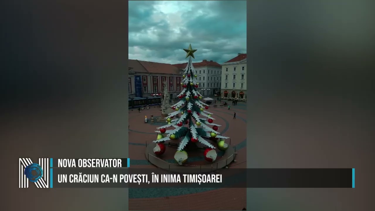 Un Crăciun ca-n povești, în inima Timișoarei