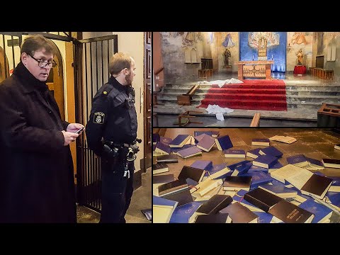 Kyrkoherden efter attacken mot kyrkan: "Människor utnyttjas av den onde"