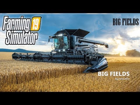 🚜Big Fields - карта с огромными полями! FARMING SIMULATOR 19