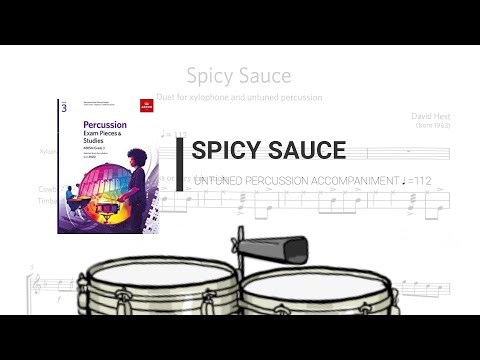 ABRSM G3 Percussion 2020 (C2) Spicy Sauce (Untuned Percussion accompaniment)
