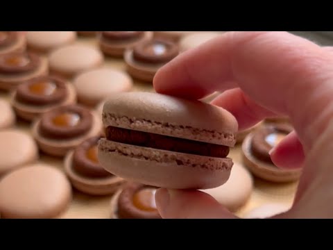 Chocolate Macarons