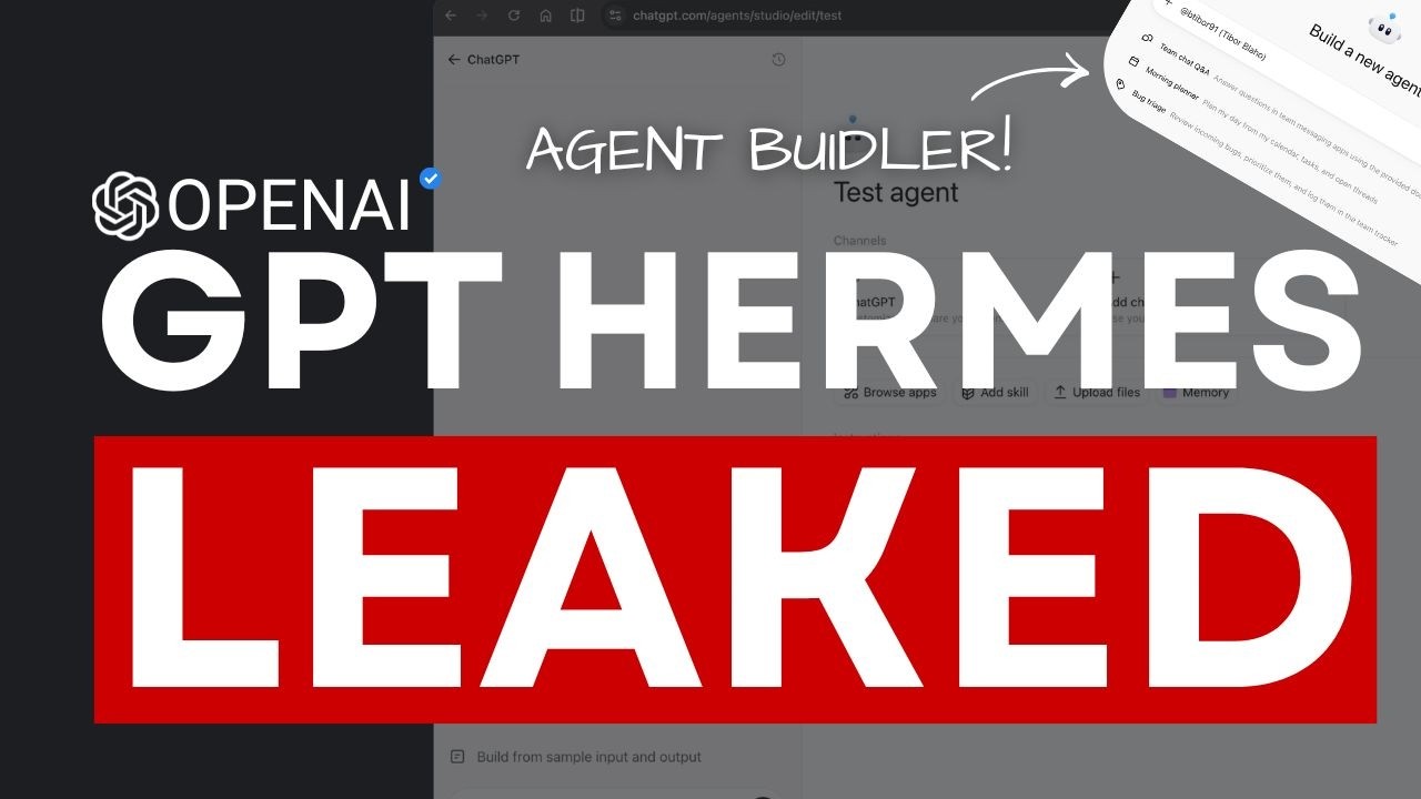 ChatGPT Hermes Agents LEAKED, GPT Images 2.0 Drops + Google's NEW Autonomous Research Agent!
