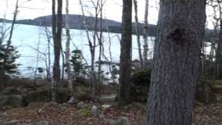 preview picture of video 'Maine Real Estate, Drews Lake Waterfront Land, MOOERS 8093'