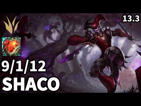 Shaco Jungle vs Nidalee - KR Master  | Patch 13.3
