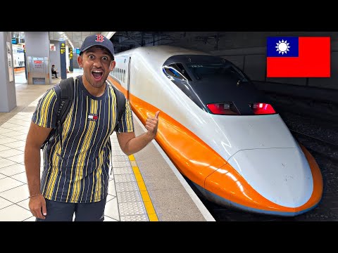 Taiwan's BULLET TRAIN is INCREDIBLE 🇹🇼 Taipei to Kaohsiung