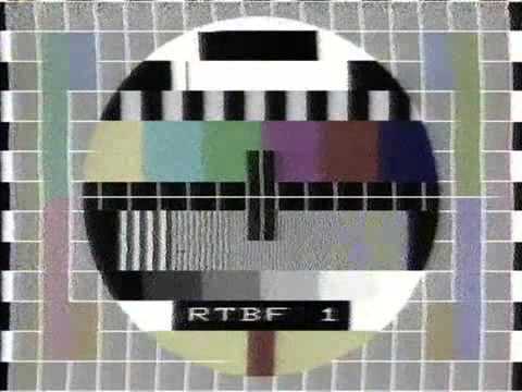 Testcard / Testbild RTBF1 Belgium/Belgien 80's