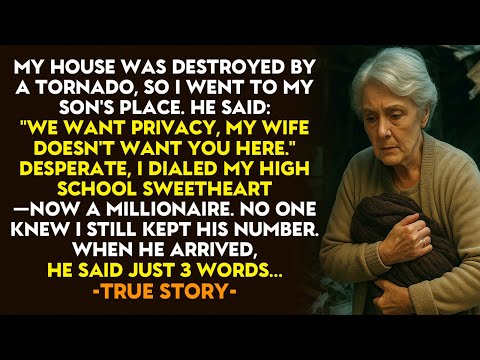 HER TRUE STORY FROM CHICAGO 👵💔 Tornado Took My Home, My Son Refused Me—Then My First Love Returned