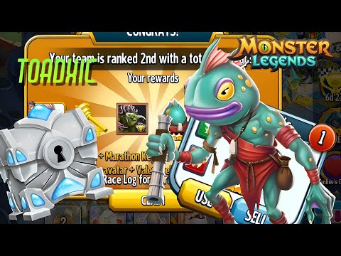 Toadxic Race Results | Tier 7 Ancestral Relic Chest Opening (Monster Legends)