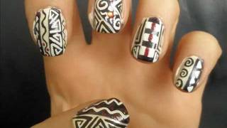 Nail art tutorial- African art / Wzory z Afryki