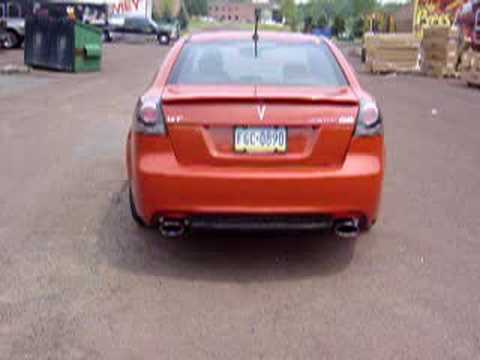 2008-09 Pontiac G8 Axleback Exhaust Sound Clip