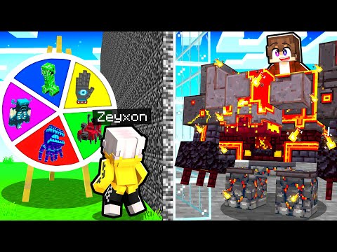 Ho TROLLATO con la RUOTA della FORTUNA in una BATTAGLIA di MOB in Minecraft!
