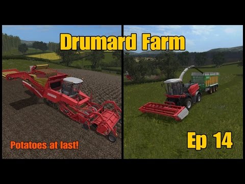 Let's Play Farming Simulator 17 PS4: Drumard Farm, Ep 14