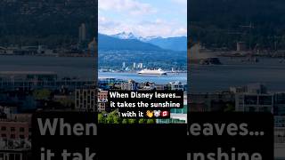 Disney Wonder Departs Vancouver on a Picture-Perfect May Day | Cruise Magic at Its Finest #disney