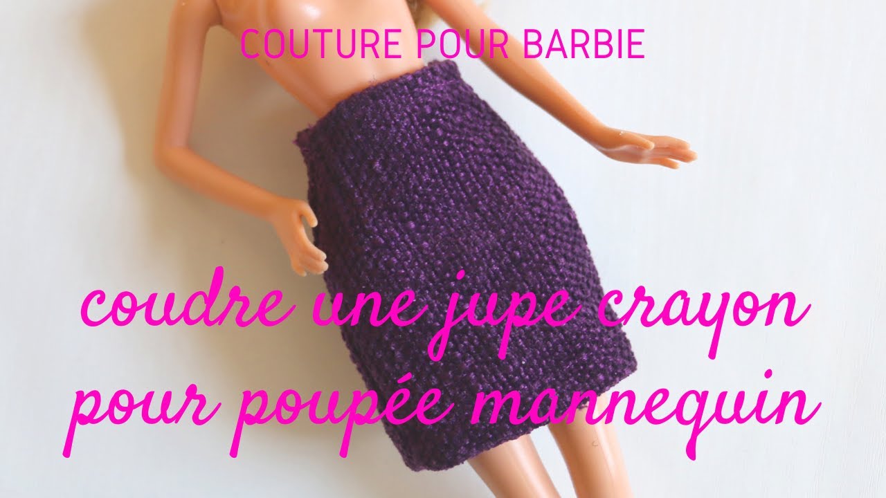 Coudre une jupe pour poupée mannequin (barbie)