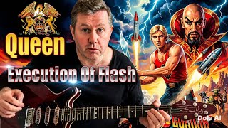 Queen Execution Of Flash - Guitar Play Along &amp; Lesson With Chords &amp; Tab - Flash Gordon Soundtrack