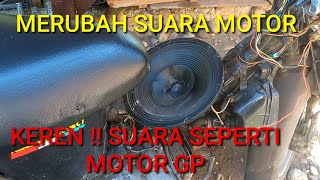 Download lagu Suara kenalpot motor GP dari speaker | how to make sound booster mp3