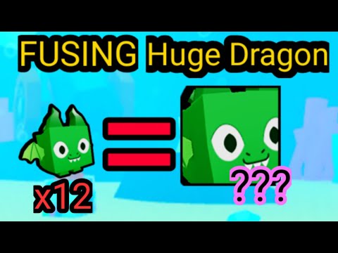 HUGE DRAGON Official Release - FUSING 12 Dragons to get HUGE DRAGON in Pet Simulator X!