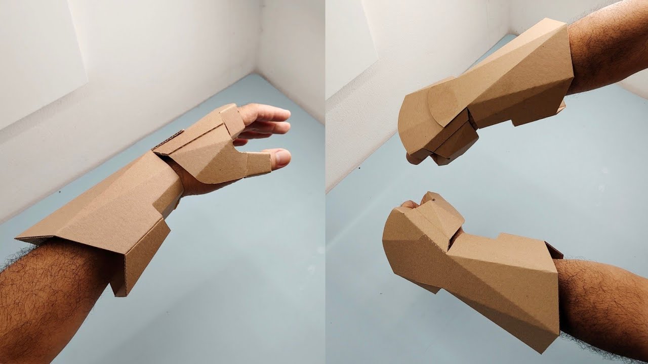 Knight Gauntlet Cardboard Template – DIY Costume and Cosplay Pattern (PDF, SVG, Resizeable) – Craft No. 3553 Video Walkthrough
