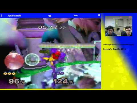 ZSZ Loser's Finals Captain Faceroll (Sheik) vs. Anto (Samus) - SSBM