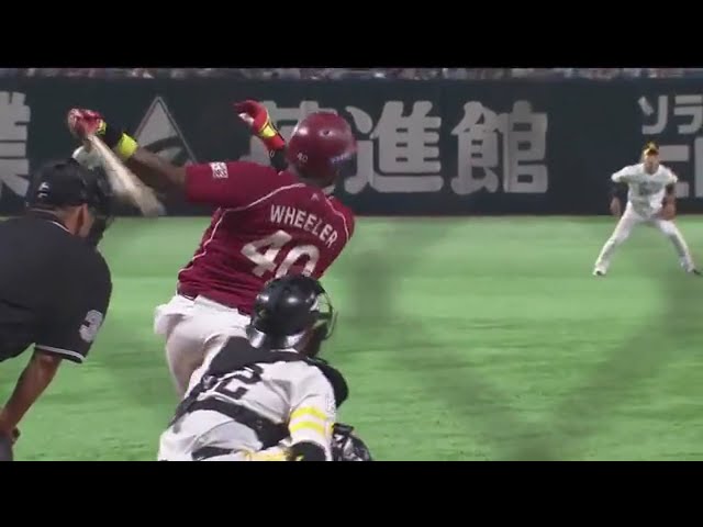 【4回表】もう調子は大丈夫!! イーグルス・ウィーラー チーム3本目のHR!! 2017/10/18 ローチケ CS パ final H-E