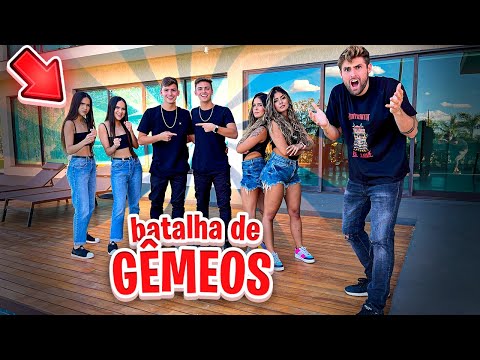 3 GÊMEOS DOMINARAM MINHA CASA!! 👯‍♂️ ( BATALHA DE GÊMEOS )