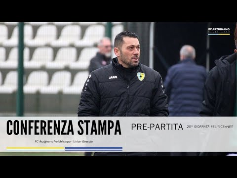 Arzignano Valchiampo-Union Brescia. Matchday 20. Pre-match press conference.