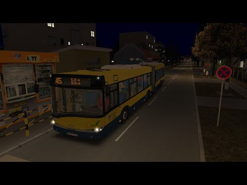 OMSI 2 Beograd SOLARIS URBINO 18 Linija 45 Novi Beograd(BLOK44)