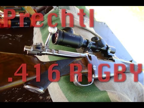 Prechtl Mod. Big Game .416 Rigby - Zeroing / Przystrzelanie