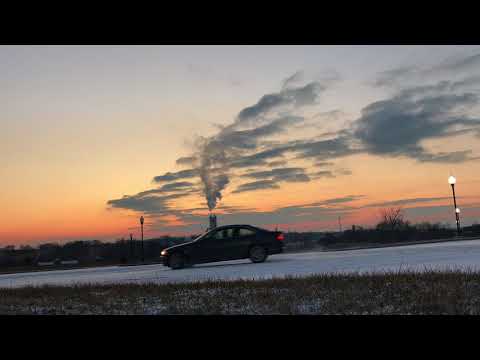 Snow drifting stock BMW 330Ci e46