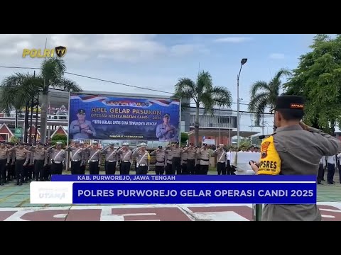 POLRES PURWOREJO GELAR OPERASI KESELAMATAN LALIN CANDI 2025