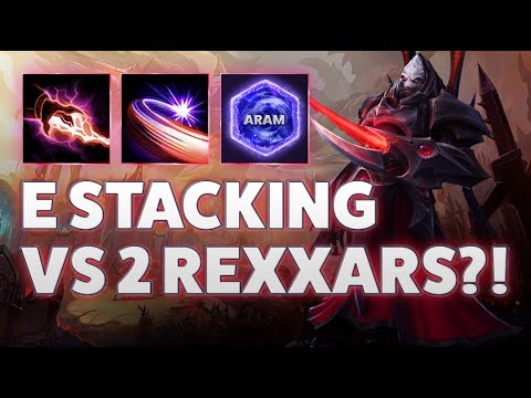 Alarak Counterstrike - E STACKING VS 2 REXXARS?! - ARAM SILVER CITY