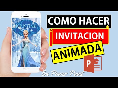 ❄️ COMO HACER INVITACION DIGITAL DE CUMPLEAÑOS DE FROZEN GRATIS❄️ en Powerpoint⛄/ (FACILISIMO)
