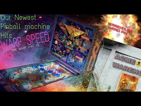 New Pinball Machine Project in The Lab for Repair + Shop-Out: Williams Time Warp pinball