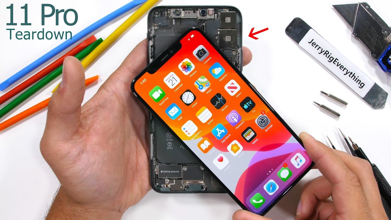 iPhone 11 Pro Max Teardown - Tiny Motherboard & BIG Battery!