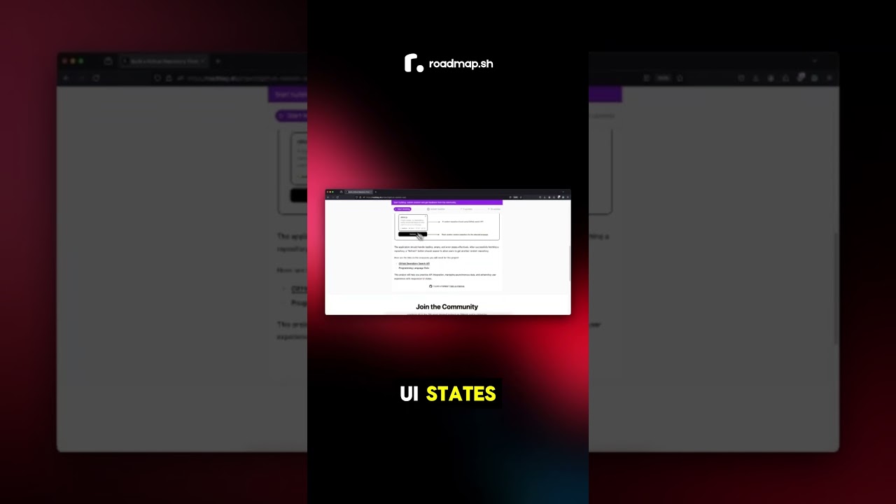GitHub Random Repository FrontEnd Developer Roadmap #Roadmap #FrontEnd #Developer #GitHub #Shorts
